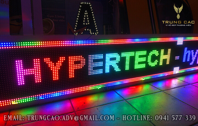 làm biển LED chạy chữ tại Tân Bình HCM