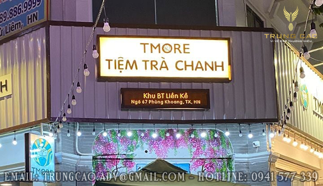 Mẫu Bảng Hiệu Quán Trà Sữa Đẹp