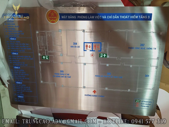 bảng thông số tầng inox trắng ăn mòn